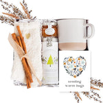 Load image into Gallery viewer, Tea Lovers Gift Basket Soothing Self Care Box with Fluffy Socks Ceramic Mug