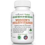 Load image into Gallery viewer, Women's Multivitamin &amp; Mineral Complex with Plant Based Extracts Hair Skin and Nails Vitamins Foundational Multivitamin for Women 30 Day Supply
