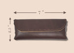 Load image into Gallery viewer, Leather Glasses Case Eyeglass Case Sunglass Case Genuine Leather Slim Glasses