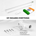 Load image into Gallery viewer, Flag Pole 6FT Silver Tangle Free &amp; India Indian Flag 3x5 Ft Combo Printed 150D Polyester By G128