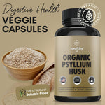 Load image into Gallery viewer, Psyllium Husk Capsules All Natural Fiber Supplement 750 mg 250 Capsules Vegan
