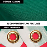 Load image into Gallery viewer, Combo Pack 6 Ft Tangle Free Spinning Flagpole Silver and Bangladesh Flag 3x5 Ft