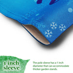 Load image into Gallery viewer, G128 Garden Flag Welcome Festive Bearded Gnome with Parcel 12x18 Blockout Fabric