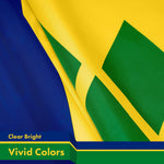 Load image into Gallery viewer, G128 Saint Vincent and the Grenadines Vincentian Flag  3x5 Ft  LiteWeave Pro Series Printed 150D Poly  Country Flag, Vibrant Colors, Brass Grommets, Thicker and More Durable Than 100D 75D Polyester