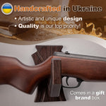 Load image into Gallery viewer, Gun Rack Wall Mount Decor Displays Horizontal Gun Rack Shotgun Bow Wood Hooks