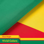 Load image into Gallery viewer, G128 3 Pack: Benin Beninese Flag  3x5 Ft  LiteWeave Pro Series Printed 150D Polyester  Country Flag, Indoor/Outdoor, Vibrant Colors, Brass Grommets, Thicker and More Durable Than 100D 75D Poly