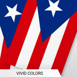 Load image into Gallery viewer, G128 Puerto Rico PR Bunting Banner  Flag 8.2 x 5.5 Inch, Full String 33 Feet  Printed 150D Polyester, Decorations For Bar, School, Festival Events Celebration