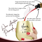 Load image into Gallery viewer, Wine Gifts Complete Set with Stainless Steel Wine Glasses Wine Stopper Wine Aerator Cheese Tray Cheese Knife and Fork – Luxury Gift Box Packaging – Relaxing Experience for Loved Ones