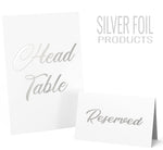 Load image into Gallery viewer, 10 Pack Silver Reserved Table Signs for Wedding Party Restaurant Reserved Signs for Wedding Double Sided Reserved Table Signs Silver Reserved Signs for Tables Silver Tent Reservation Cards