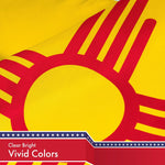 Load image into Gallery viewer, New Mexico NM State Flag 3x5 Ft 5Pack 150D Printed Polyester By G128