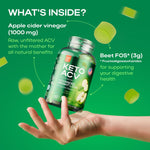 Load image into Gallery viewer, Apple Cider Vinegar Gummies 1000 Mg 1 Pack Keto ACV Gummies for Weight Loss Belly Fat Craving Control ACV Beet FOS Fiber for Gut Digestion Health Less Bloating Sugar Free