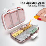 Load image into Gallery viewer, Travel Pill Organizer Moisture Proof Pill Holder Daily Medicine Organizer Box