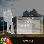 Load image into Gallery viewer, Portugal Portuguese Flag 3x5 Ft 5Pack Doublesided Embroidered Polyester By G128