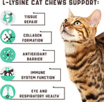 Load image into Gallery viewer, Lysine Cat Treats Immune Support Respiratory &amp; Eye Health