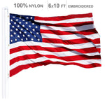 Load image into Gallery viewer, G128 American Flag Nylon Embroidered 6x10 Ft