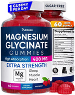 Load image into Gallery viewer, Magnesium Glycinate Gummies 400mg High Absorption Magnesium Supplement for