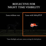 Load image into Gallery viewer, Reflective Dog Vest Hi-Vis XL Size 42 in Chest x 21.75 in Neck Orange