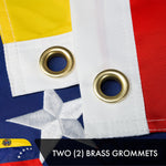 Load image into Gallery viewer, Venezuela Venezuelan Flag 3x5 Ft 2Pack Doublesided Embroidered Polyester By G128