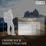Load image into Gallery viewer, 3x5 Ft American Flag Deluxe Tear Proof Super Tough Spun Polyester Sewn Stripes