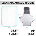 Load image into Gallery viewer, Portable Changing Pad for Home &amp; Travel Waterproof Reusable Extra Large Size