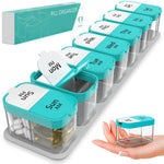 Load image into Gallery viewer, Extra Large Weekly Pill Organizer XL Daily Pill Box 7 Day Am Pm Pill Case