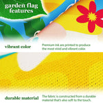 Load image into Gallery viewer, Combo Pack Garden Flag Stand Black 36x16 in and Garden Flag 12x18 inch Summer