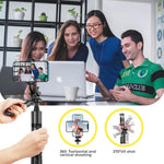 Load image into Gallery viewer, Phone Tripod 62  Selfie Stick for iPhone with Remote and 3W LED Light, Universal Mount, Phone Stand for Recording &amp; Streaming, Tripod for iPhone &amp; Android Phone &amp; Gopro