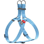 Load image into Gallery viewer, Blue Cotton Dog Harness Eco Friendly Adjustable for Medium Dogs M Size 2332 in