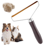 Load image into Gallery viewer, Pet Hair Remover for Furniture Cat and Dog Fur Remover Tool Reusable Lint Cleaner with Copper Teeth Cutters and Wooden Handle Metal Pet Hair Removal Tool for Carpet Portable Couch Cleaner