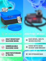 Load image into Gallery viewer, Royal Blue Hookah Set With Everything Premium Small Hookah Set With Case