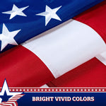 Load image into Gallery viewer, G128 5Pack: American USA Pull Down Bunting Flag  1.67x8 Ft  Embroidered Polyester