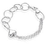 Load image into Gallery viewer, Sterling Silver Heart Bracelets for Women