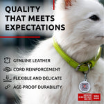 Load image into Gallery viewer, Ultra Soft Rolled Leather Dog Collar 10-13 Neck Soft Padded Dog Collars for Medium Dogs Puppy Collars for Large Breed Dogs Male and Female Dog Collar