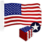 Load image into Gallery viewer, USA American Flag 8x12FT 5Pack Embroidered Polyester By G128