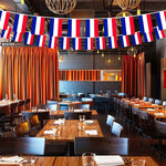 Load image into Gallery viewer, G128 Netherlands Dutch Bunting Banner  Flag 8.2 x 5.5 Inch, Full String 33 Feet  Printed 150D Polyester, Decorations For Bar, School, Festival Events Celebration