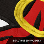 Load image into Gallery viewer, G128 2 Pack: Pirate Jolly Roger Red Head Scarf Flag  2.5x4 Ft  ToughWeave Series Embroidered 300D Polyester  Novelty Flag, Embroidered Design, Indoor/Outdoor, Brass Grommets