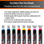Load image into Gallery viewer, Dog Hair Dye 8 Color Dog Safe Hair Dye Non Toxic Temporary Pet Hair Paint Pens