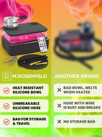Load image into Gallery viewer, Black Hookah Set Premium Portable Hookah Set With Everything And Travel Bag