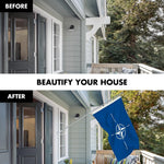 Load image into Gallery viewer, G128 Combo Pack: 6 Ft Tangle Free Aluminum Spinning Flagpole (Silver) &amp; North Atlantic Treaty Org NATO Flag 3x5 Ft, LiteWeave Pro Series Printed 150D Polyester  Pole with Flag Included