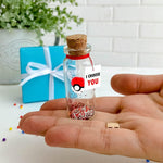 Load image into Gallery viewer, Cute Anniversary Present For Girlfriend or Boyfriend Unique Game Inspired Romantic Bottle Anniversary Love Wish Jar (Teal Box I Choose You)