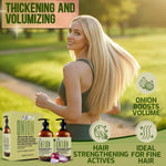 Load image into Gallery viewer, Onion Shampoo and Conditioner Set 16 Fl Oz Sulfate Free Thickening Formula for Men and Women Paraben Free Volumizing Set for Thin Fine Hair Volume Boosting Salon Professional Care Set of 2