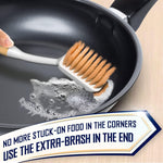 Load image into Gallery viewer, Dish Brush Set of 4 with Bottle Water Brush Dish Scrub Brush Dishwasher Safe