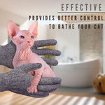 Load image into Gallery viewer, Bath Exfoliating Gloves for Sphynx Hairless Cats Carbonized Bamboo Body Scrub