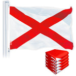 Load image into Gallery viewer, Alabama AL State Flag 3x5 Ft 5Pack 150D Printed Polyester By G128