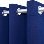 Load image into Gallery viewer, Blackout Curtains for Bedroom Pack of 2 Navy Blue 52x63 inch Blind Off