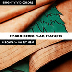 Load image into Gallery viewer, G128 Combo Pack: 6 Ft Tangle Free Aluminum Spinning Flagpole (Silver) &amp; An Appeal to Heaven TeaStained Flag 3x5 Ft, Double ToughWeave Pro Series DS Embroidered 420D Poly  Pole with Flag Included