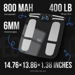 Load image into Gallery viewer, Professional 56 Metrics Smart Body Composition Scale with WiFi BMI BMR Muscle Mass Bioimpedance Analysis Machine Most Accurate Body Fat Scale Digital Apple Health&amp;Google Fit Body Analyzer