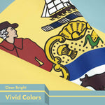 Load image into Gallery viewer, G128 5 Pack: Delaware DE State Flag  3x5 Ft  LiteWeave Pro Series Printed 150D Polyester  Indoor/Outdoor, Vibrant Colors, Brass Grommets, Thicker and More Durable Than 100D 75D Polyester