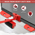 Load image into Gallery viewer, Furniture Moving Sliders Set Up to 220 lb Heavy Duty Moover Tool for Furnitures Non Scratching Design Smooth Glide Protects Floors Durable and Easy to Use for Home Office and Appliance Moving