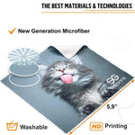 Load image into Gallery viewer, Microfiber Cleaning Cloth for Glasses Eyeglass Cleaning Towel 6 Pack Reusable